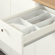  Кутова кухня IKEA KNOXHULT 183х122х91 см біла (093.884.07)