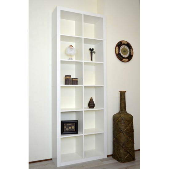 Wardrobe in the living room Mix 2x6 Inteo 2208x792x290 mm White Case thickness 50 mm