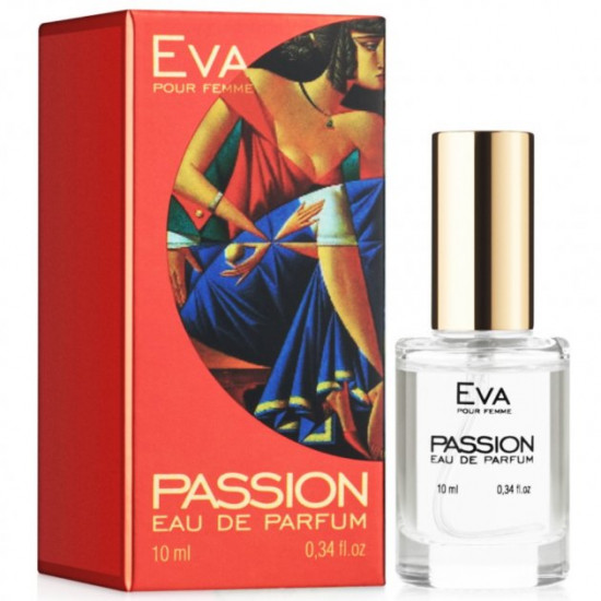  Парфюмерная вода для женщин EVA cosmetics Passion 10 мл (01010100502)