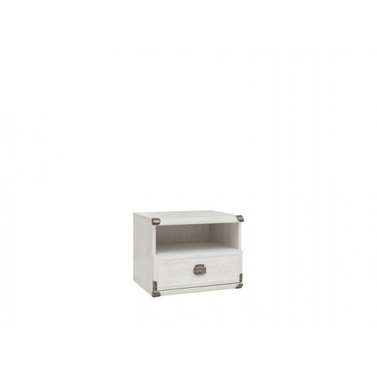 Bedside table BRW (Black Red White) Indiana JKOM 1s pine canyon