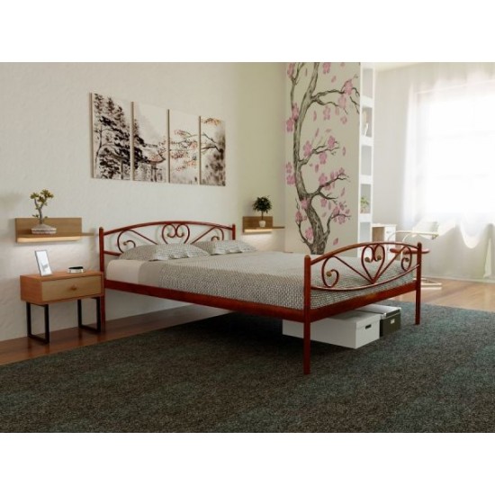 Bed Milana-2 Metacam Shagreen copper 90x200