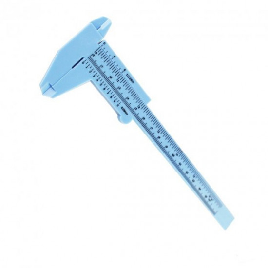 Ruler plastic caliper Dragon Hawk Blue