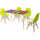 Dining table Vetro Mebel T-300-11 Multi-colored (T-300-11-pol)