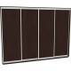 Sliding wardrobe HOUSE B406 Wenge chipboard 400x60x240