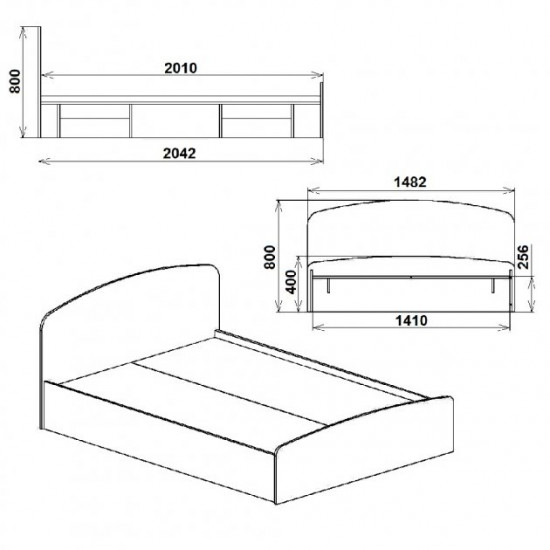 Bed KOMPANIT 