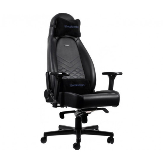 Крісло ігрове Noblechairs Icon Black/Blue (GAGC-088)