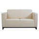 Sofa Kansas Double on metal frame 1500 x 800 x 800H cm Beige