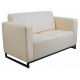 Sofa Kansas Double on metal frame 1500 x 800 x 800H cm Beige