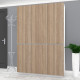 Hinged wardrobe FlashNika Hold 39 Nymphea alba + sonoma oak