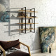 Wall-mounted - Wall Shelf in LOFT style (NS-970001181)