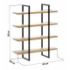 Wall-mounted - Wall Shelf in LOFT style (NS-970001181)