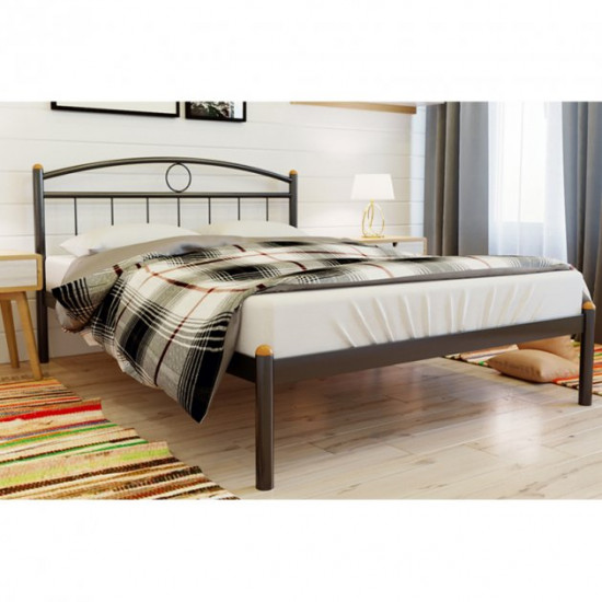 Bed Inga Metakam Black matte 120x190