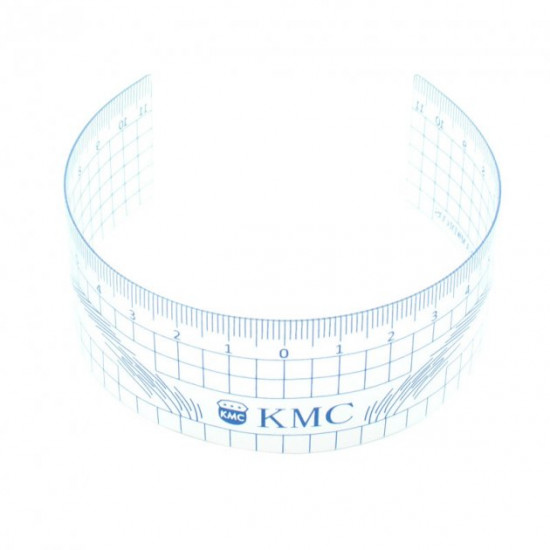 Semicircular ruler for drawing eyebrow tattoo DragonHawk Blue