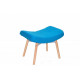 Armchair + pouf Regent Onder Mebli Blue W-20