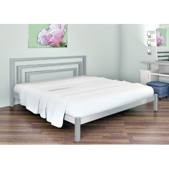 Double bed Metakam Brio-1 metal 200x180 cm Aluminum