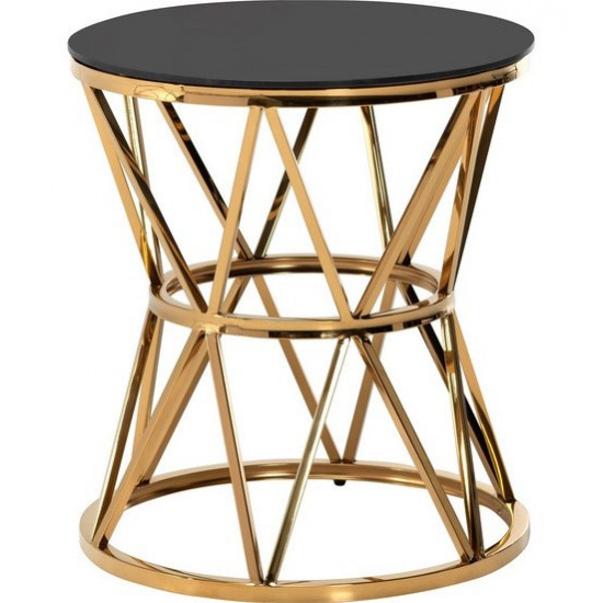 Coffee table Vetro Mebel CH-1 black + gold