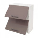 Top module with rigid shelf ROKO Rune 60x30x71.8 cm Cocoa gloss (20200034116)