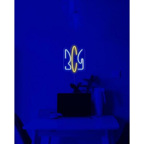  Неонова LED вивіска NeonSignDecor ЗСУ 30 см