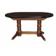 Dining folding oval table 160x90 (195x90 - 230x90 (two inserts)) cm ST-62 oak Skif