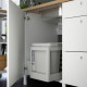 Cutout kitchen IKEA ENHET 170.5x63.5x222 cm white (993.379.27)