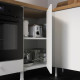 Cutout kitchen IKEA ENHET 170.5x63.5x222 cm white (993.379.27)