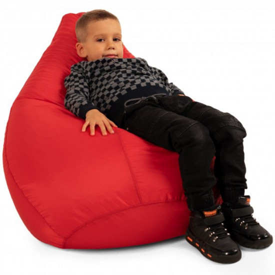 Armchair Bag Pear Oxford size 300 4kids Comfort Studio Red