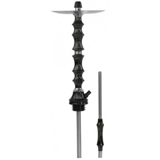 Mine Sunrise Hookah Classic Wood Black height 57 cm for 1 person