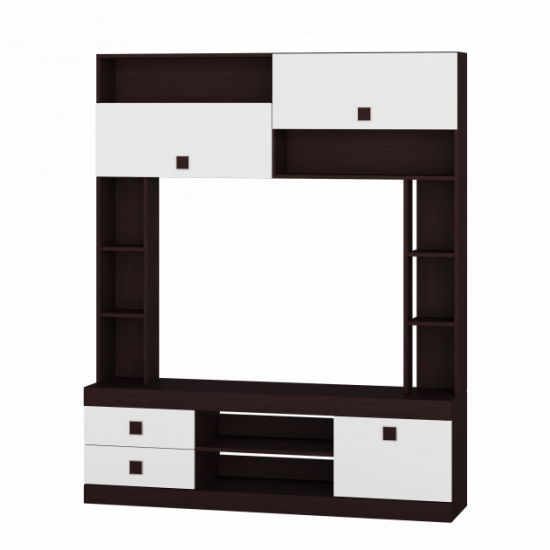 Living Room Sonata Set 28 Omni House Combi Wenge dark White