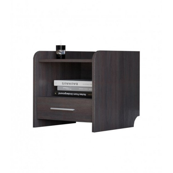 Bedside table Everest T-1 40x40x40 dark wenge (EVR-2358)