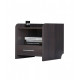 Bedside table Everest T-1 40x40x40 dark wenge (EVR-2358)