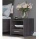 Bedside table Everest T-1 40x40x40 dark wenge (EVR-2358)