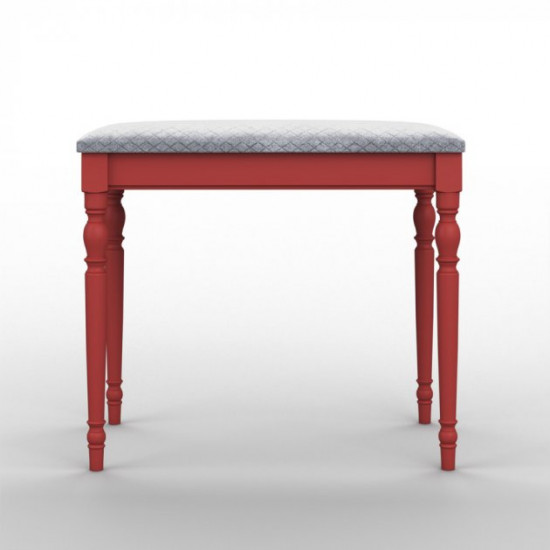 Wooden bench Fenster Grace Red-gray