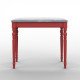 Wooden bench Fenster Grace Red-gray