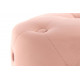 Velvet pouf Kayoom Piano 225 Pink Round Capitone screed (69G9A)