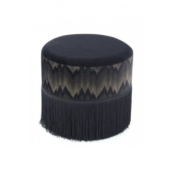 Pouf Kayoom Cleopatra 825 Black Round (9XSTS)