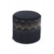 Pouf Kayoom Cleopatra 825 Black Round (9XSTS)