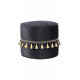 Velvet pouf Kayoom Taj Mahal 225 Black Round (YG4C9)