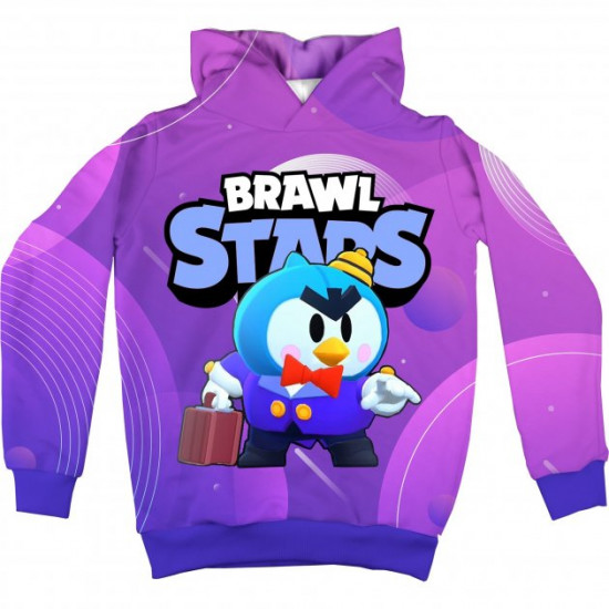  Худи с персонажами из игры Brawl Stars