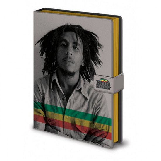 Notebook Bob Marley / Bob Marley (photo) A5 fabric