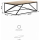 Coffee and coffee table GoodsMetall in Loft style 1200x640x420 (ZhS1186)