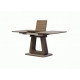 Folding glass dining table Vetro TML-521-1 cappuccino color + oak