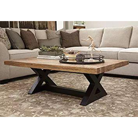 Coffee table GoodsMetall in Loft style 1000x450x450 mm 