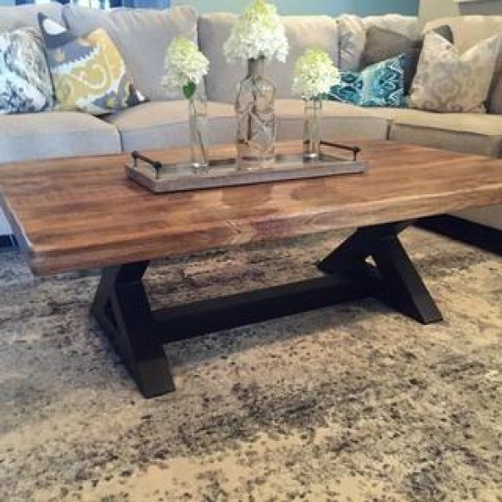 Coffee table GoodsMetall in Loft style 1000x450x450 mm 