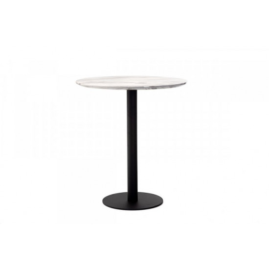 Bar table Vetro Mebel BT-01 white marble