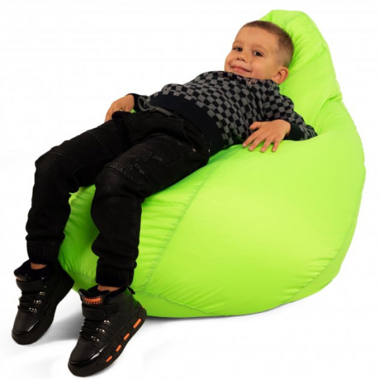 Armchair Bag Pear Oxford size 300 4kids Comfort Studio Light green (001115)