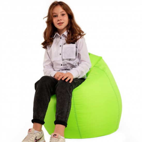 Armchair Bag Pear Oxford size 300 4kids Comfort Studio Light green (001115)