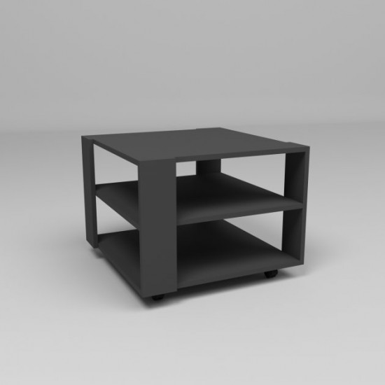 Coffee table Quantum No. 4 Continent 600/600/400 Anthracite