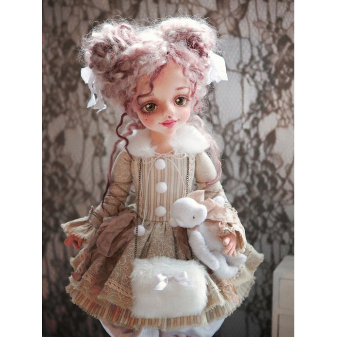 Collectible textile doll