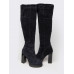 Womens winter boots. Natural suede