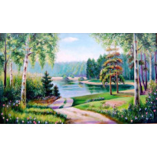 Selling your painting painted oil Birches (2016) The size of the picture 72 * 42